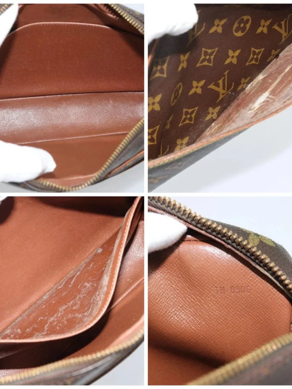 LOUIS VUITTON Monogram Compiegne 23 Clutch Bag M51847 LV Auth hk3914
